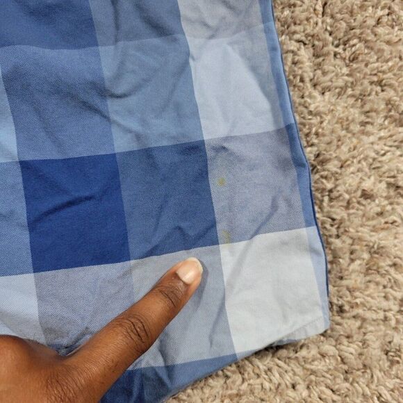 Orvis Shirt Mens Large Plaid Long Sleeve Button Down Long Sleeve Staining* - Picture 8 of 9